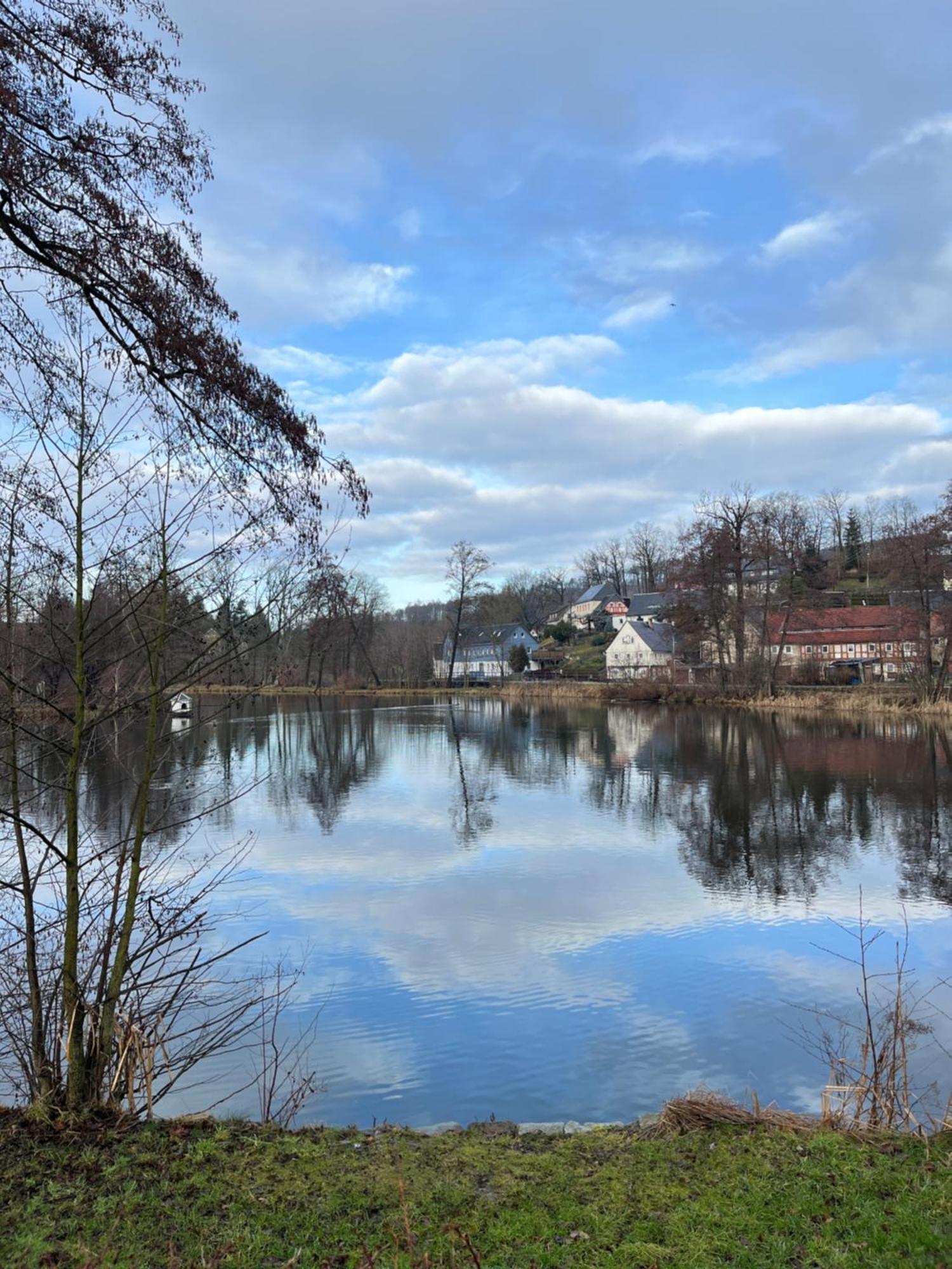 Ferienwohnung Idyll Am Weigsdorfer Teich Cunewalde Eksteriør billede